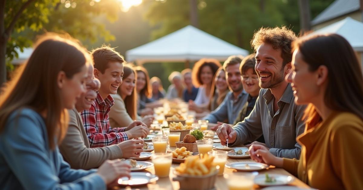 Cousinade dans le Nord et les Hauts-de-France : salles des fêtes, familles nombreuses et convivialité