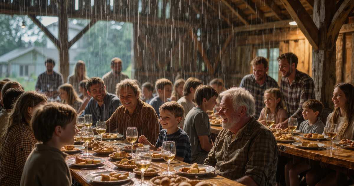 Cousinade lieu de repli : quel plan B prévoir quand la pluie s'invite ?
